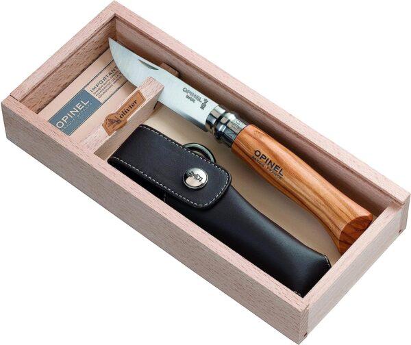 Opinel 8, Coltello Serramanico con Fodero - Image 2
