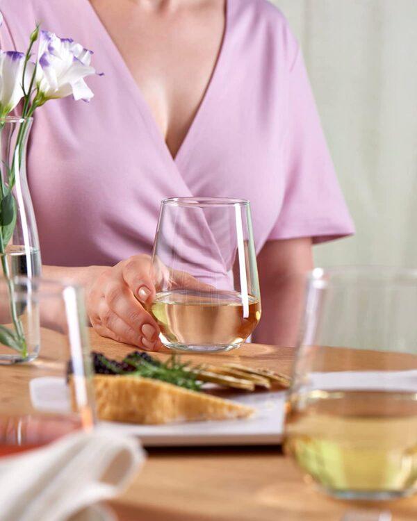 Pasabahce Allegra set di 6 bicchieri per vino, succo, acqua, whisky, 425 ml - Image 2
